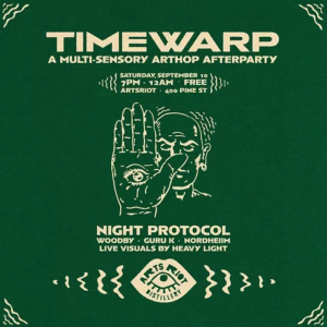Time Warp show at Arts Riot for Art Hop 2022